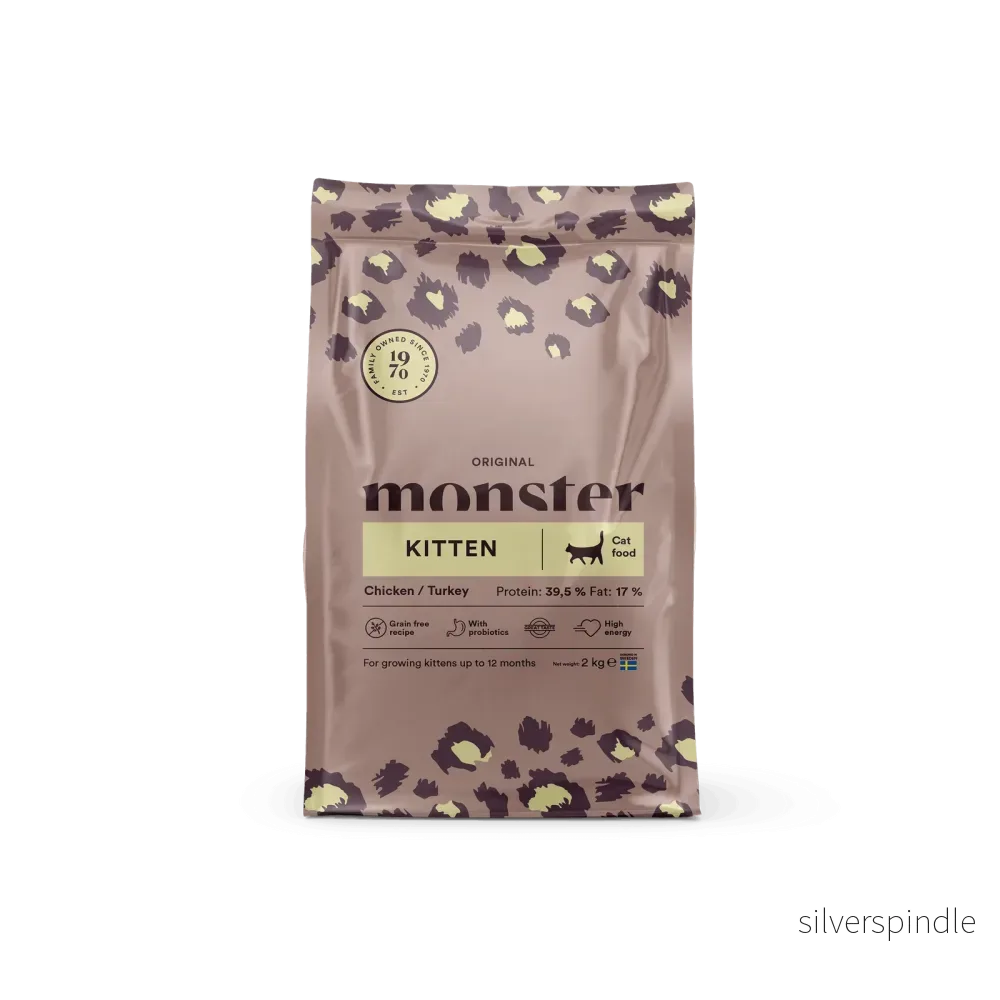Monster Katt Original Kitten Chicken/Turkey 2 kg Monster Katt Original Kitten Chicken/Turkey 2 kg