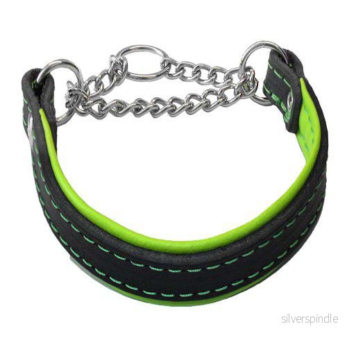 Alac Halvstryp Läder Svart/limegrön 1.8x55cm Alac Halvstryp Läder Svart/limegrön 1.8x55cm