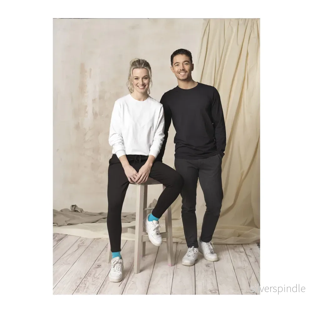 Ponoka långärmad ekologisk herrtröja - Bild 2