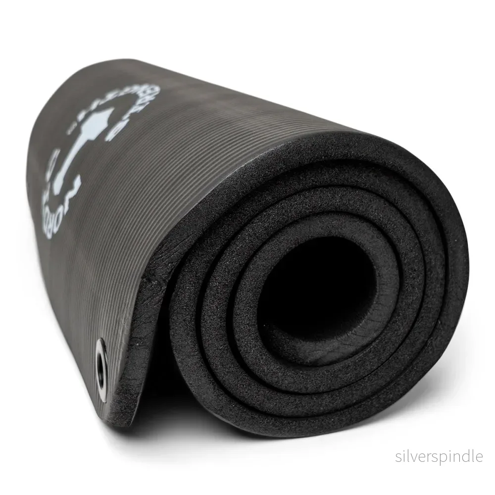 Träningsmatta svart och tjock - Nordic Strength - Bild 2