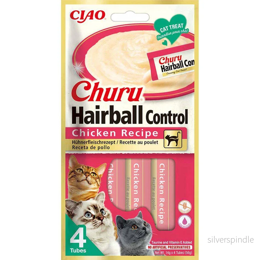 Churu Hairball Control Chicken 4st