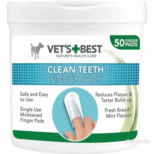 VETS BEST CLEAN TEETH FINGER PADS VETS BEST CLEAN TEETH FINGER PADS