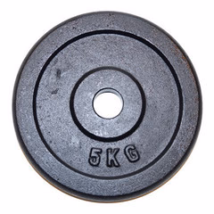 Viktskiva 30 mm järn - 5 kg