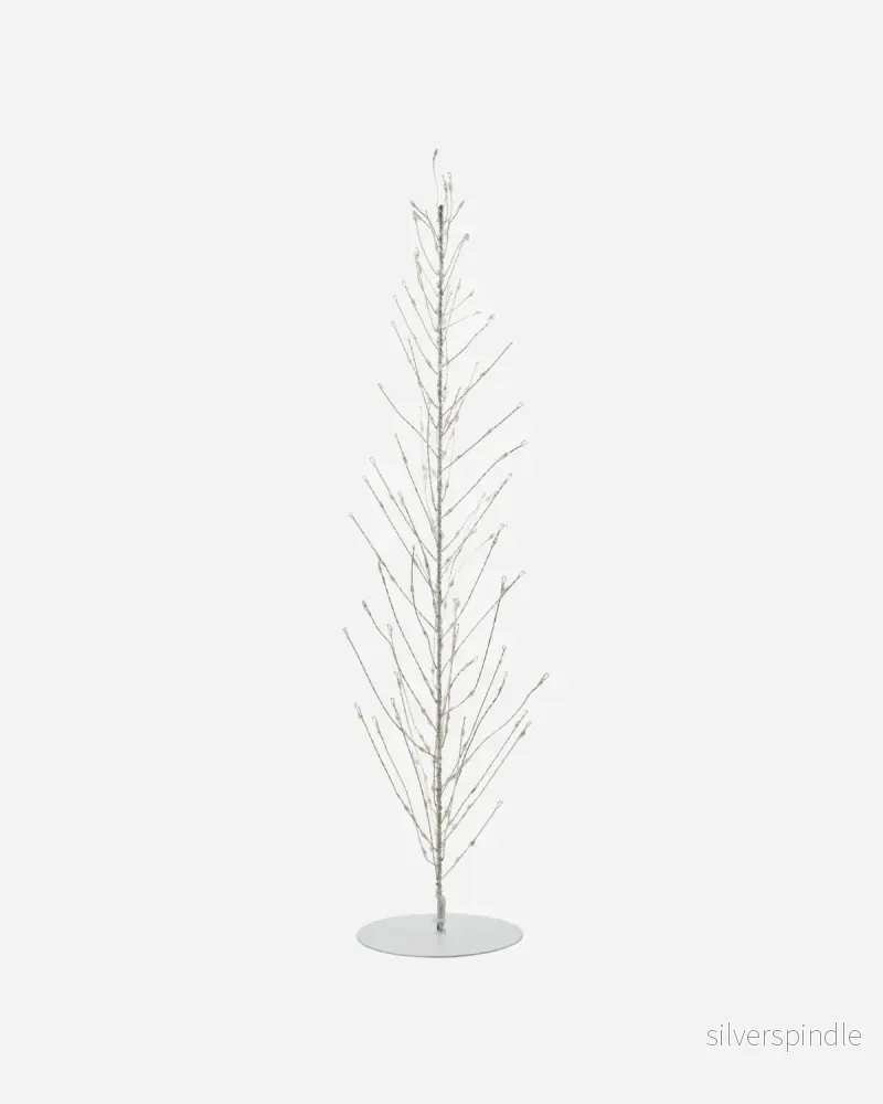 Julgran i ståltråd vit 60cm