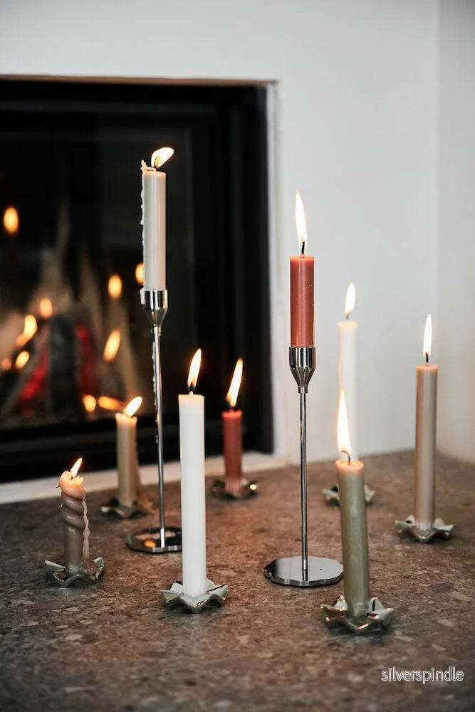 Siri silver ljusstake L - Bild 2
