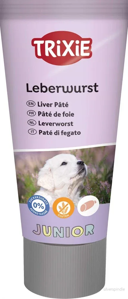 Junior leverpaté i tub 75 g med grönläppad mussla