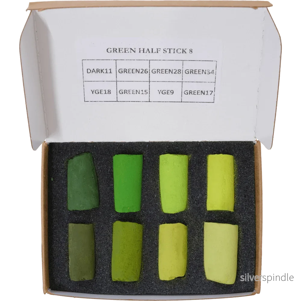 Miniset pasteller – Gröna toner Miniset pasteller – Gröna toner