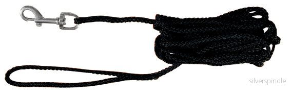 Spårlina, nylon, 10 m/ø 5 mm, svart Spårlina, nylon, 10 m/ø 5 mm, svart