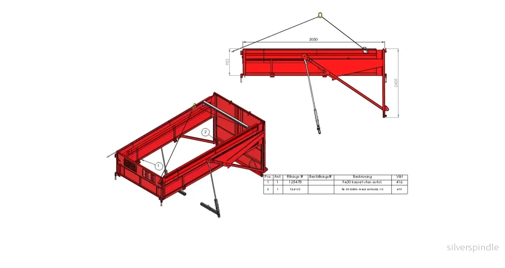 Kassett Fältflak MX L5050 H1000 29kbm