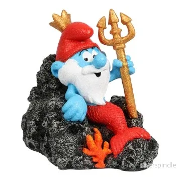 Deko Aqua Della Smurfs - NeptunSmurf