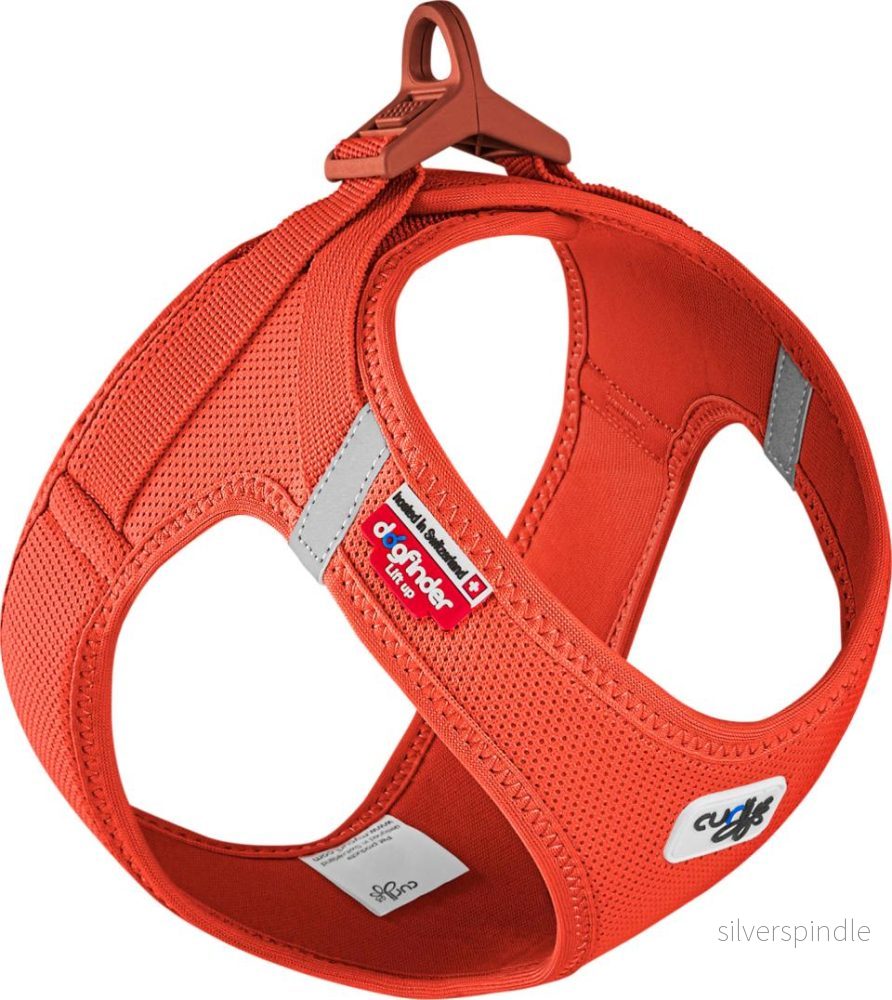 Curli Vest sele Clasp Air-Mesh L Orange