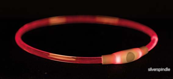 Flash light ring USB, S-M: 40 cm/ø 8 mm, multi-färg - Bild 2