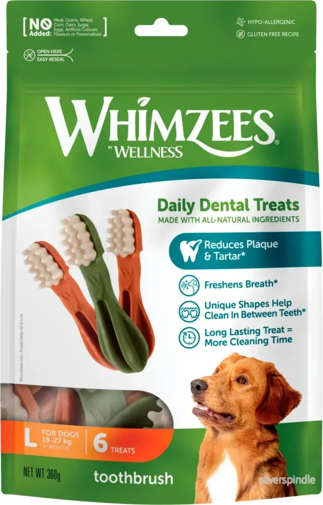Whimzees Toothbrush Star L 360g