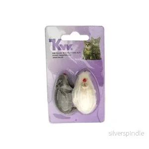 KW Kattleksak Rasselmus 2-pack
