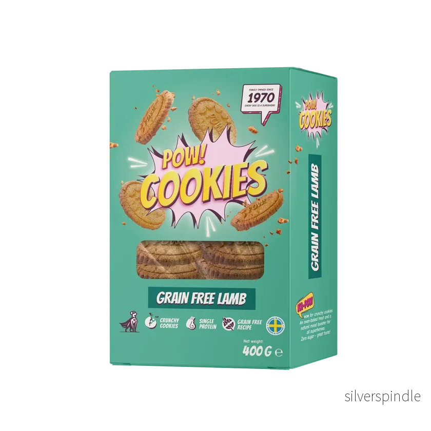 POW Dog Cookie Grain free Lamb 400 g