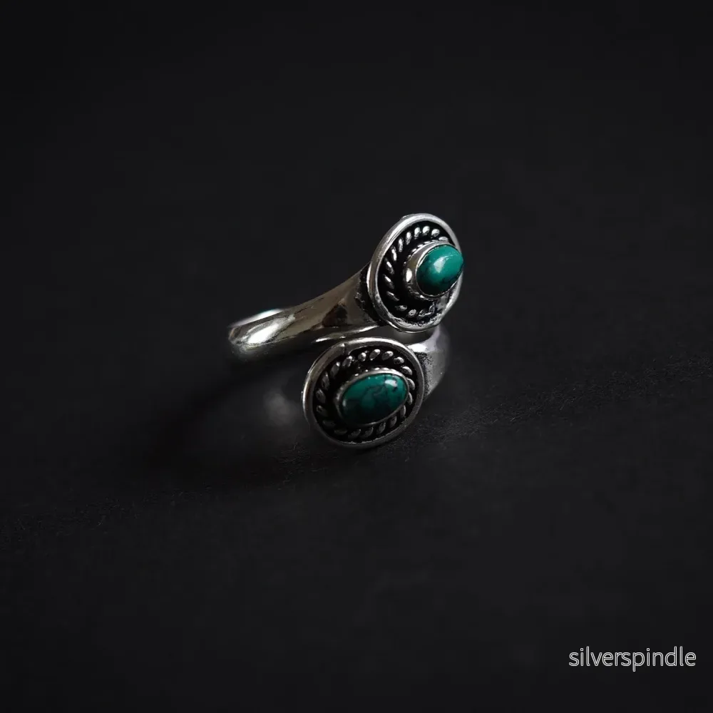 Spiralring med Turkos - Bild 3