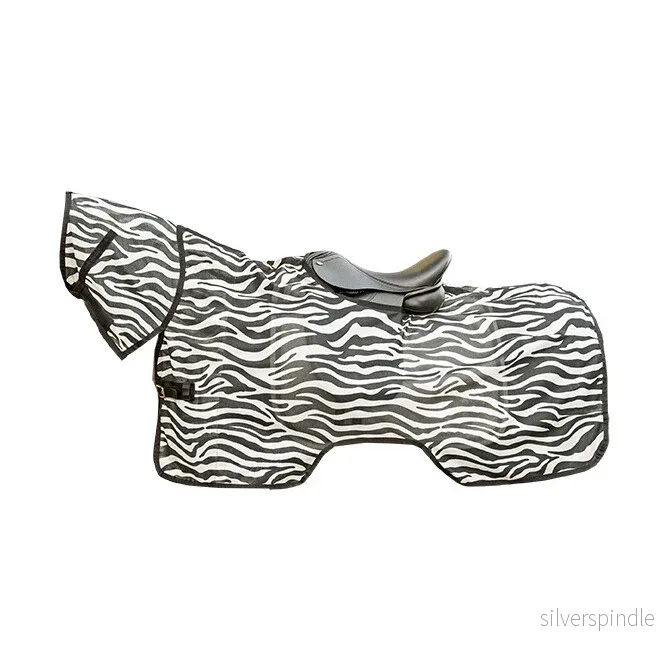 HKM Flugtäcke för ridning -Zebra- vit/svart HKM Flugtäcke för ridning -Zebra- vit/svart