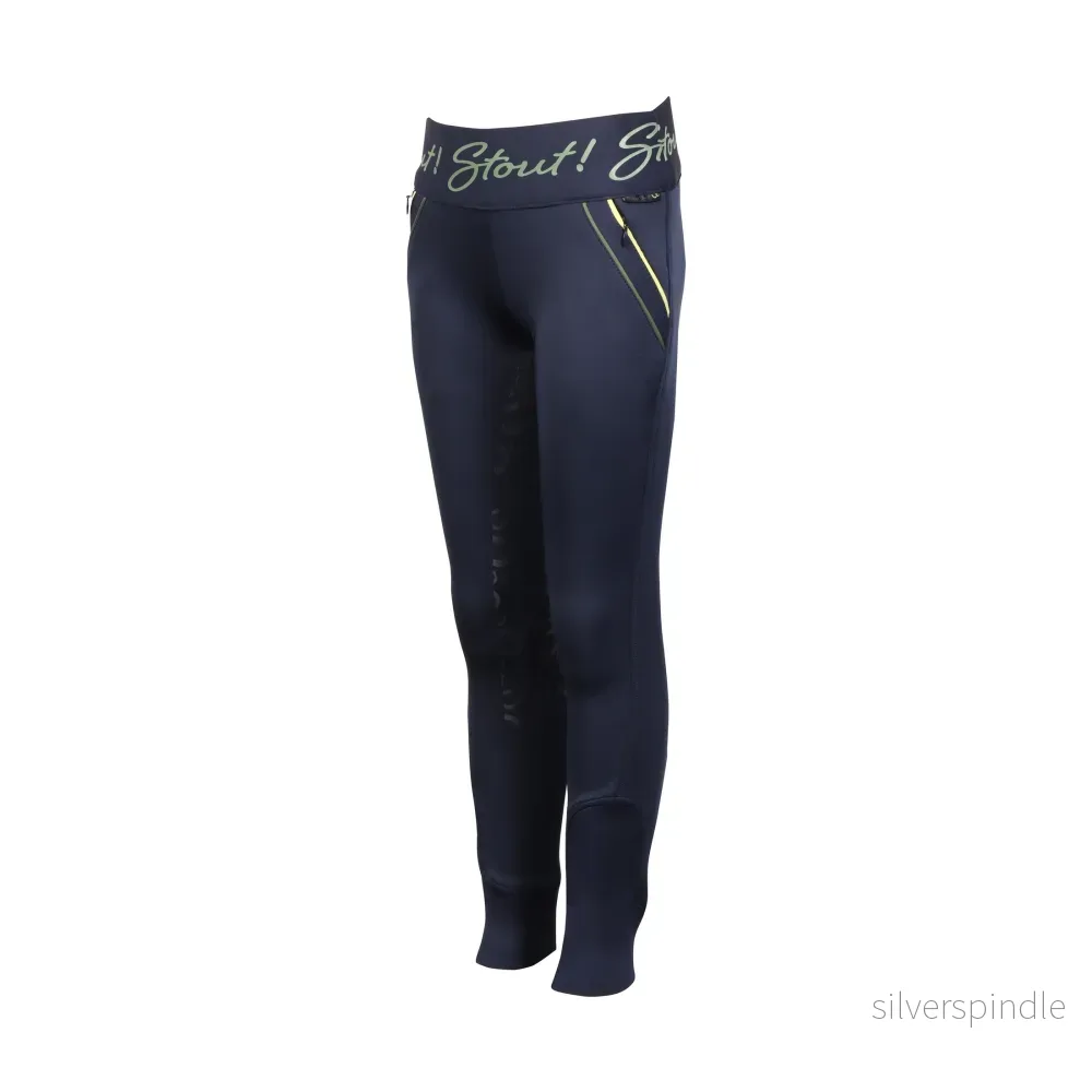 Ridbyxa Equitights STOUT! Lime Full Grip Ridbyxa Equitights STOUT! Lime Full Grip