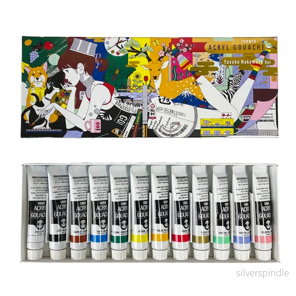 Turner akryl gouache – Yusuke Nakamura set nr.1 - Bild 2
