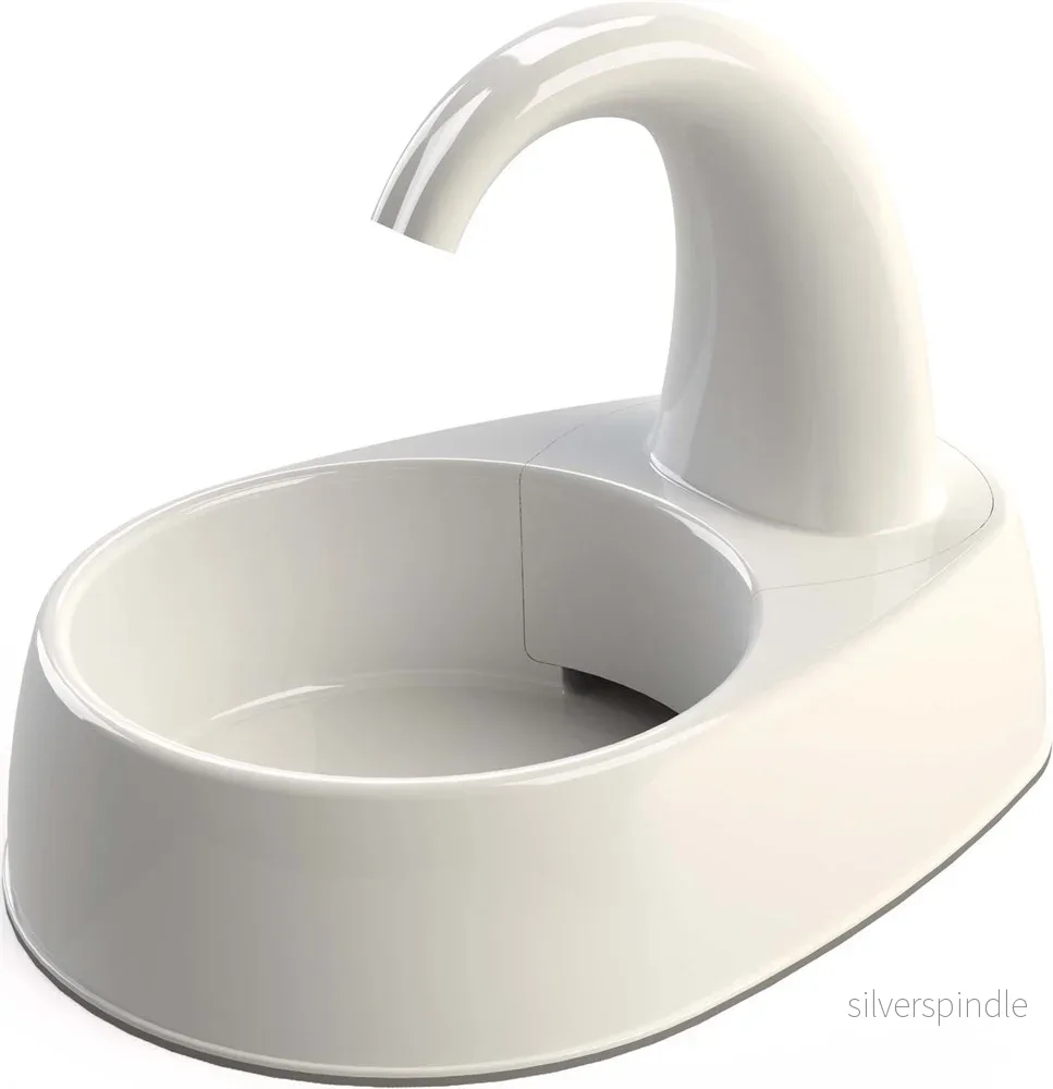 Vattenfontän Curved, plast, 2.5 l Vattenfontän Curved, plast, 2.5 l