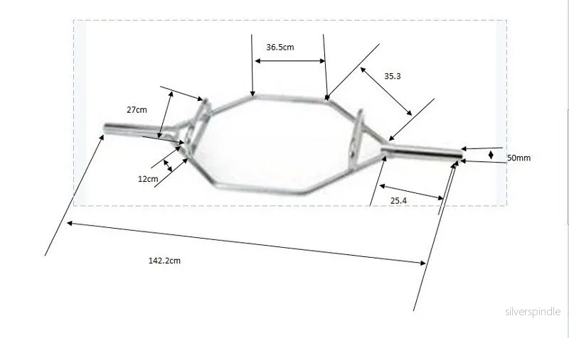 Hex Bar 50 mm (för trap bar deadlift) - Bild 3