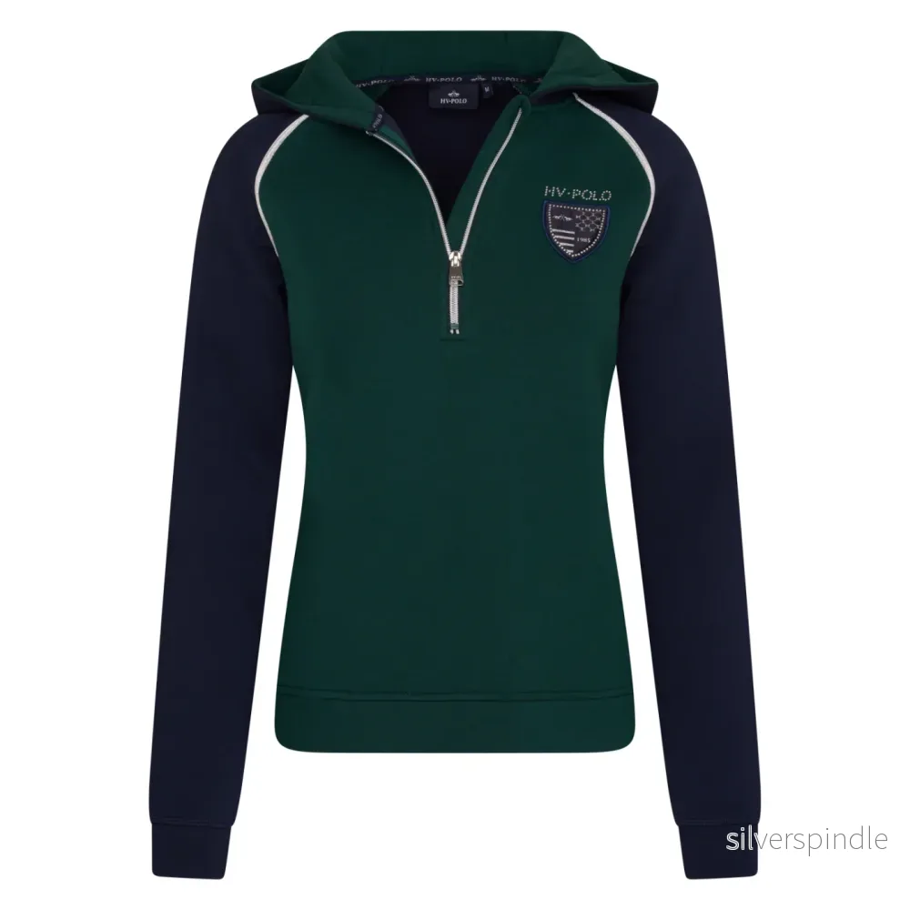 HV Polo Hoodie med halv dragkedja Mariet – Storlek M / svart HV Polo Hoodie med halv dragkedja Mariet – Storlek M / svart