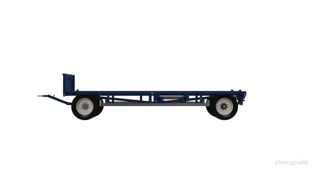Tvåaxlad vagn bilstyrd L6250 455/40x22,5 - Bild 2