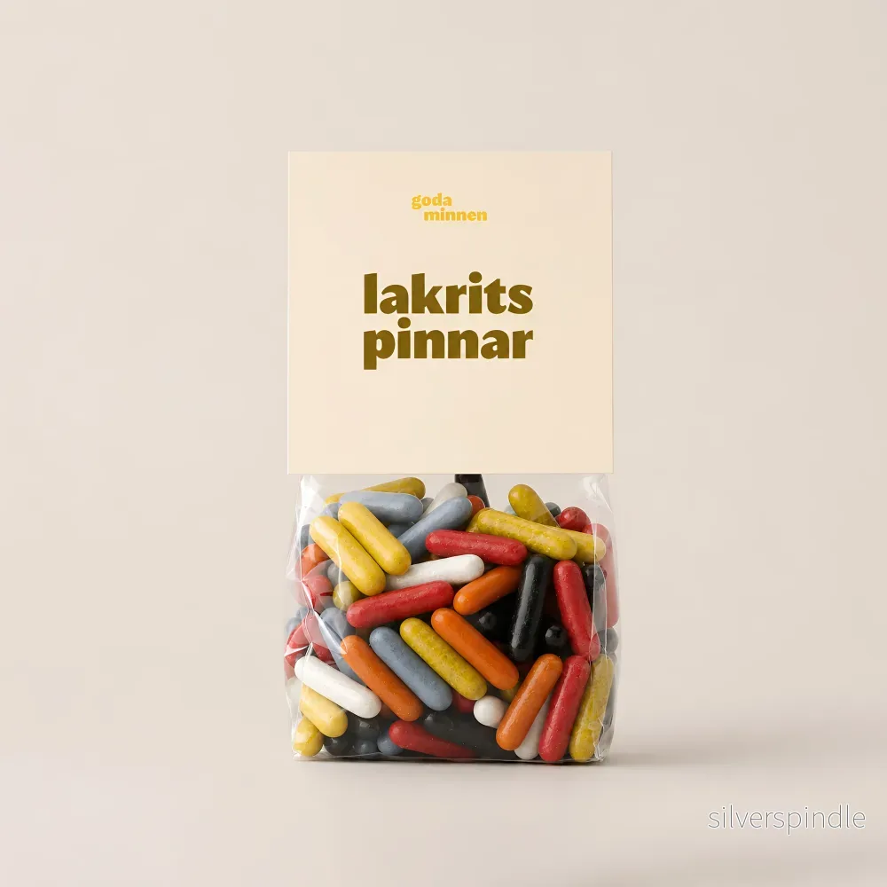 Goda Minnen Lakritspinnar 150g