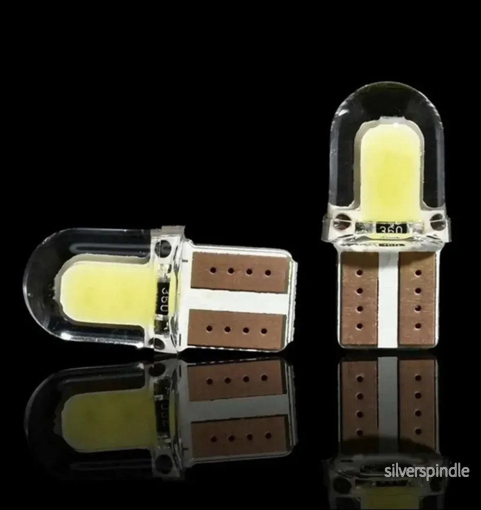 1W T10 / W5W LED silikon COB 12v ersättningslampa 1W T10 / W5W LED silikon COB 12v ersättningslampa
