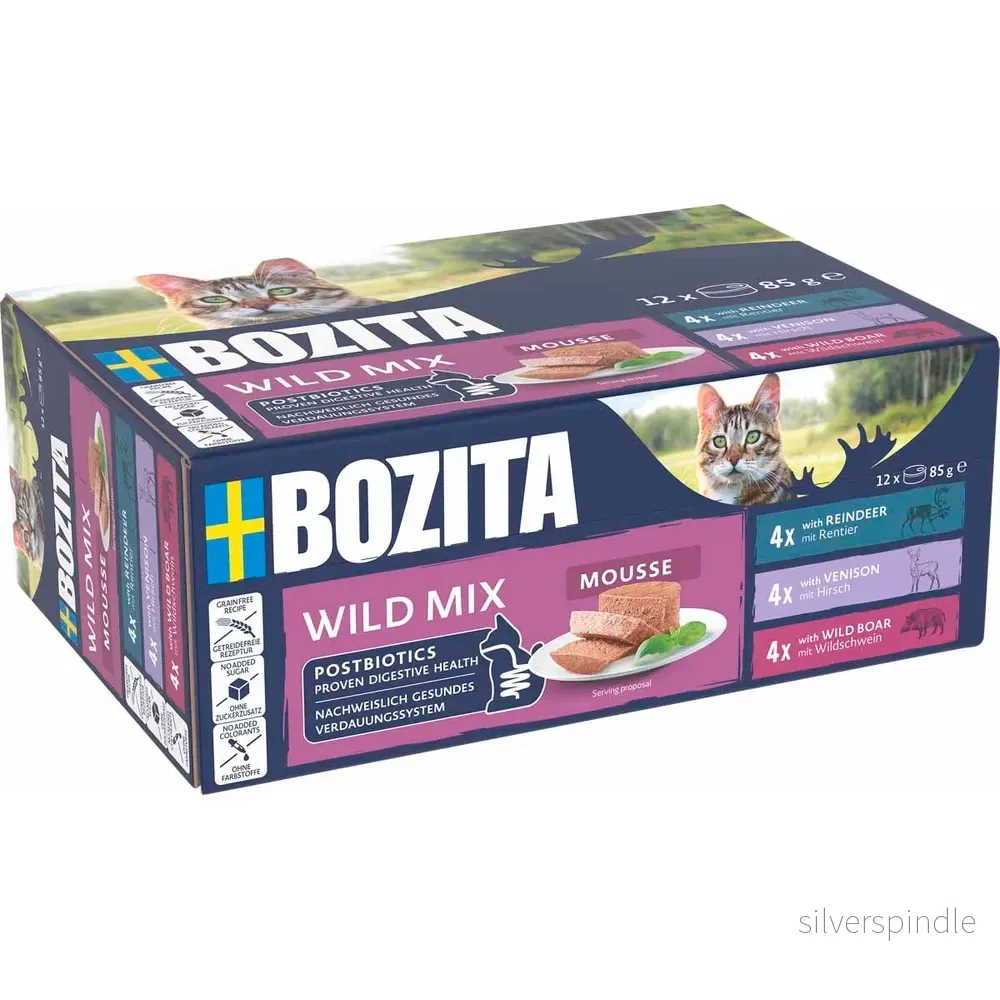 Bozita Mousse Mixed wild 12x85g Bozita Mousse Mixed wild 12x85g