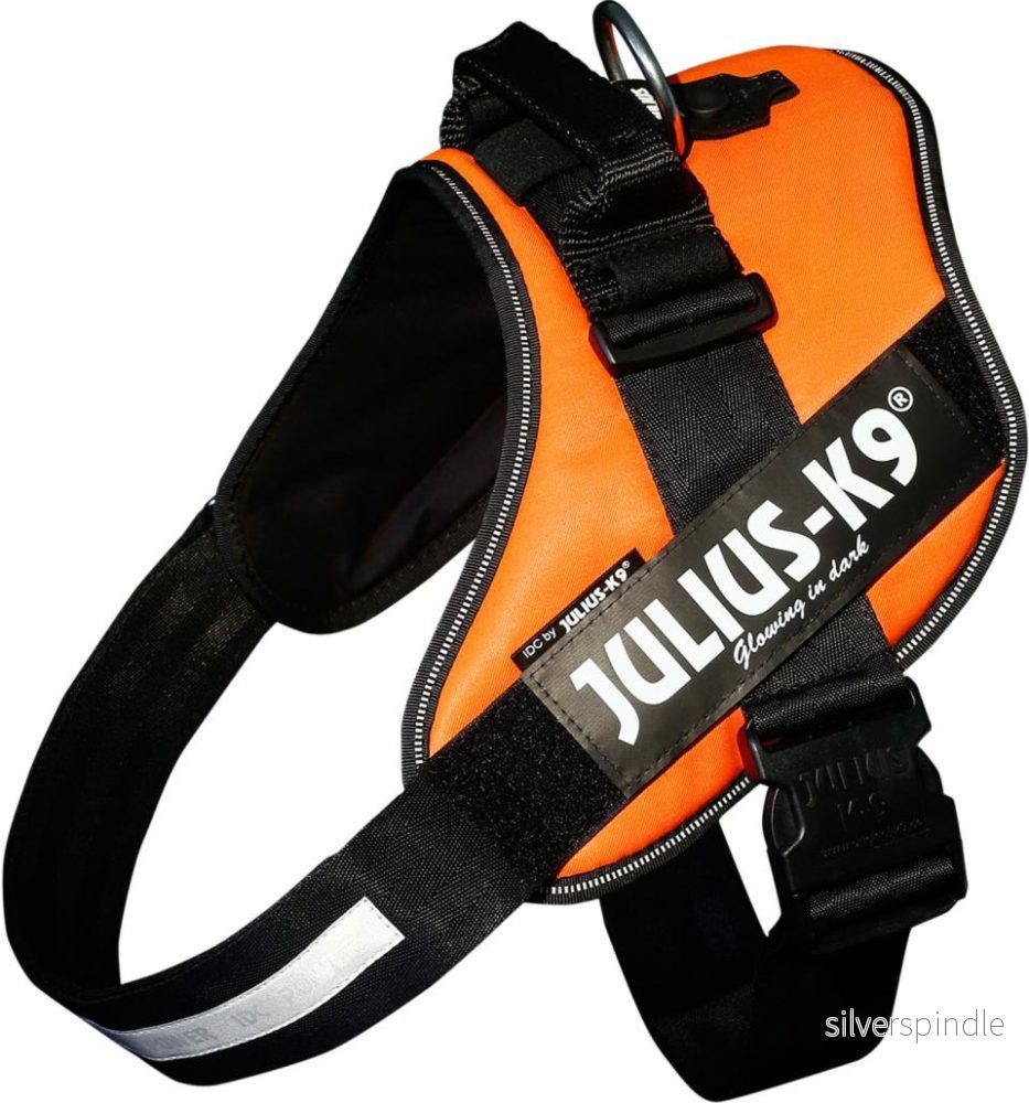 K9 Julius IDC-sele Nr 2, 71-96 cm uv orange