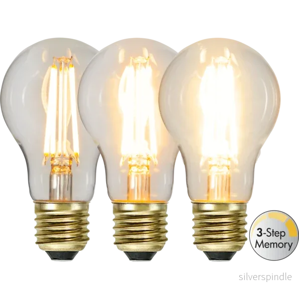 LED-LAMPA E27 A60 SOFT GLOW 3-STEP MEMORY