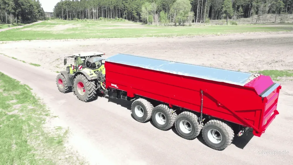 Fältflak autoläm MQ95 4axl.4mm L9500 H1500 B2550 33kbm 1cyl. - Bild 2