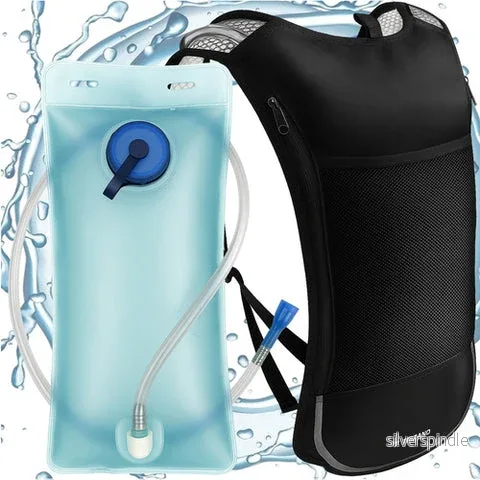 Löparryggsäck med vätskebehållare 2 liter