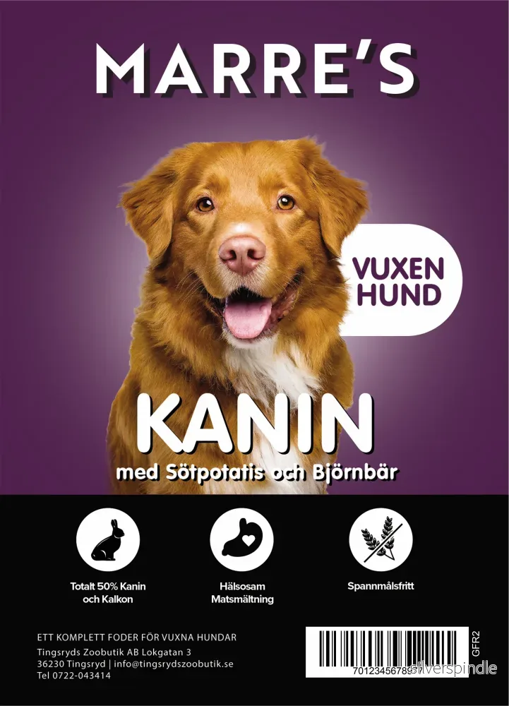 Marre´s Vuxen Hund Kanin 2kg Marre´s Vuxen Hund Kanin 2kg
