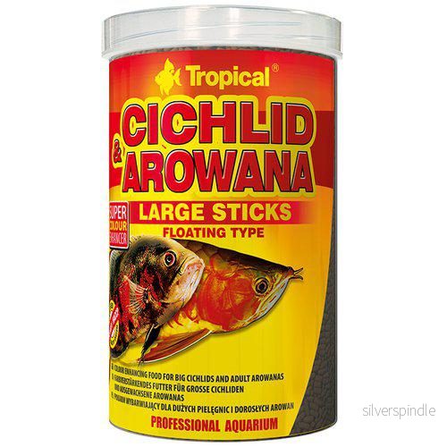 TROPICAL CICHLID & ARROWANA STICKS LARGE 1000ML TROPICAL CICHLID & ARROWANA STICKS LARGE 1000ML