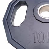 Viktskiva 10 kg - 50 mm Svart/12kantig - Bild 2