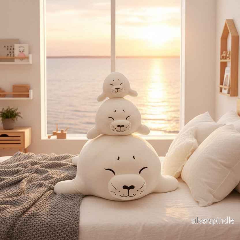 Stuffed animal SEAL – A soft and charming friend for play and rest (Multiple sizes) Stuffed animal SEAL – A soft and charming friend for play and rest (Multiple sizes)