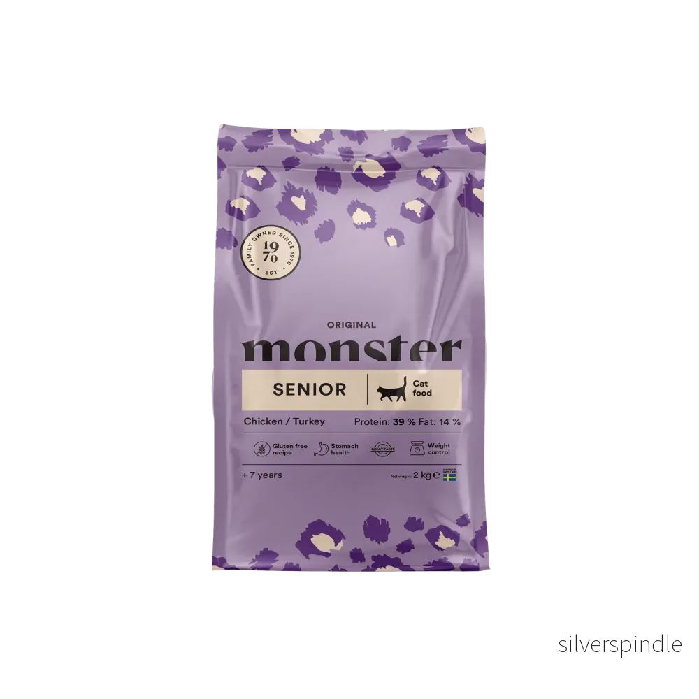 Monster Katt Orig. Senior Chik/Turkey 2 kg
