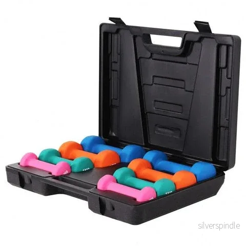 Aerobics hantelset med väska (10 kg) Aerobics hantelset med väska (10 kg)