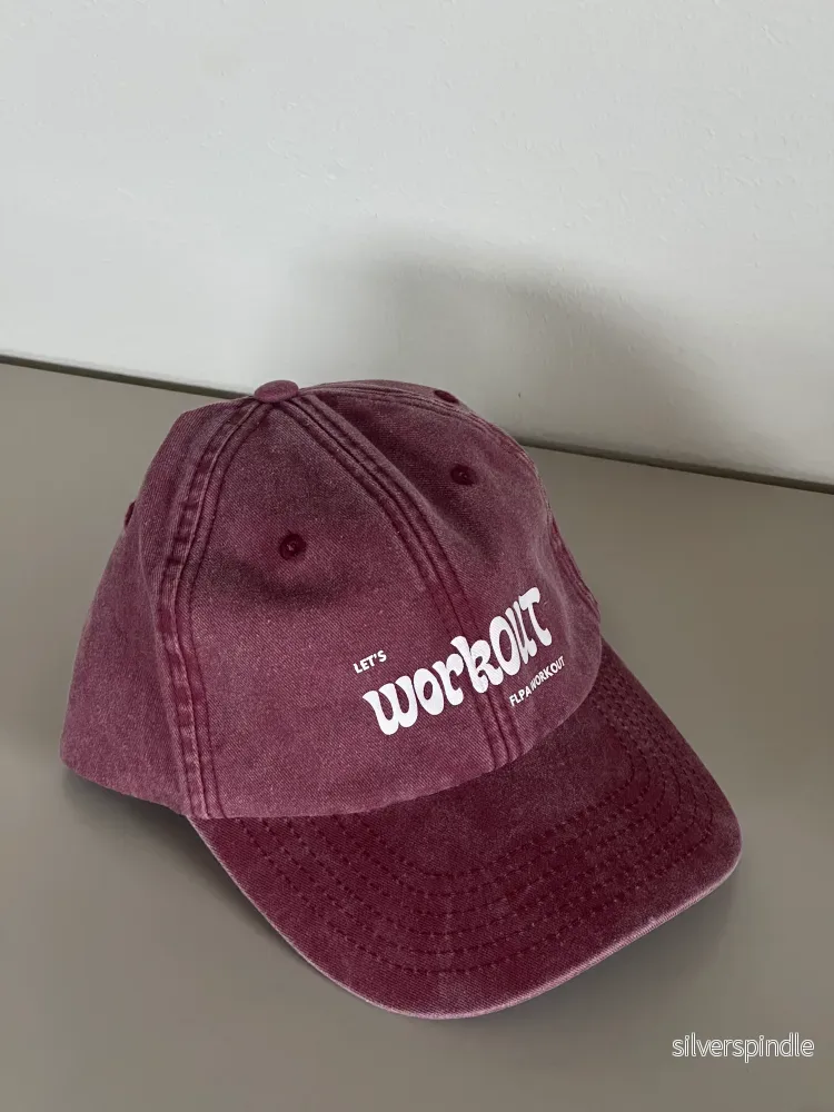 WASHED CAP "Let's workOUT" - Bild 2