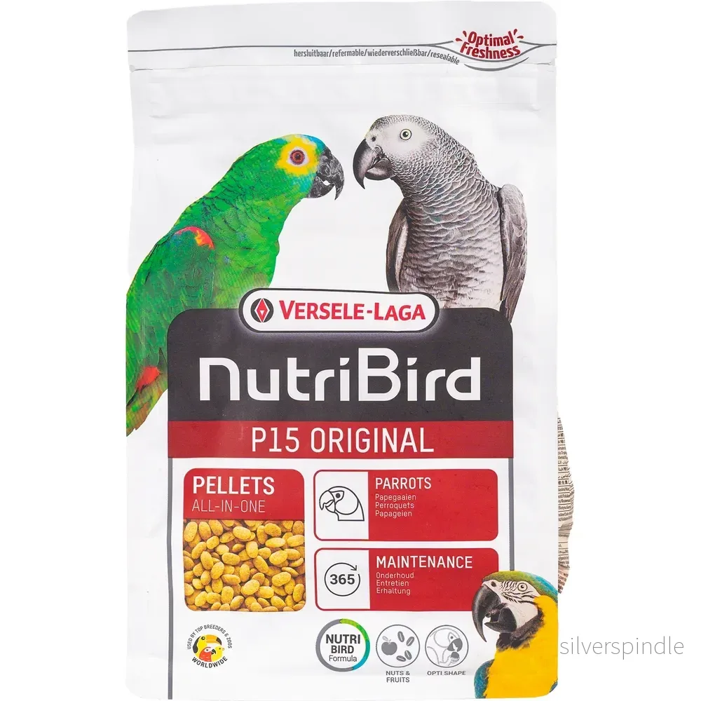 Nutribird P15 Papegoj Underhållspellets 1kg Nutribird P15 Papegoj Underhållspellets 1kg