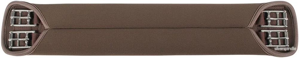 Dressyrgrimma Neopren Slät Brun