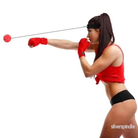 Reflexboll för boxning (med 3 bollar) - Bild 3