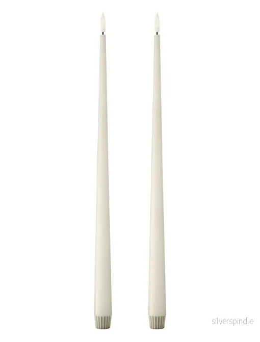 06 ivory 40cm - LED kronljus 2-pack