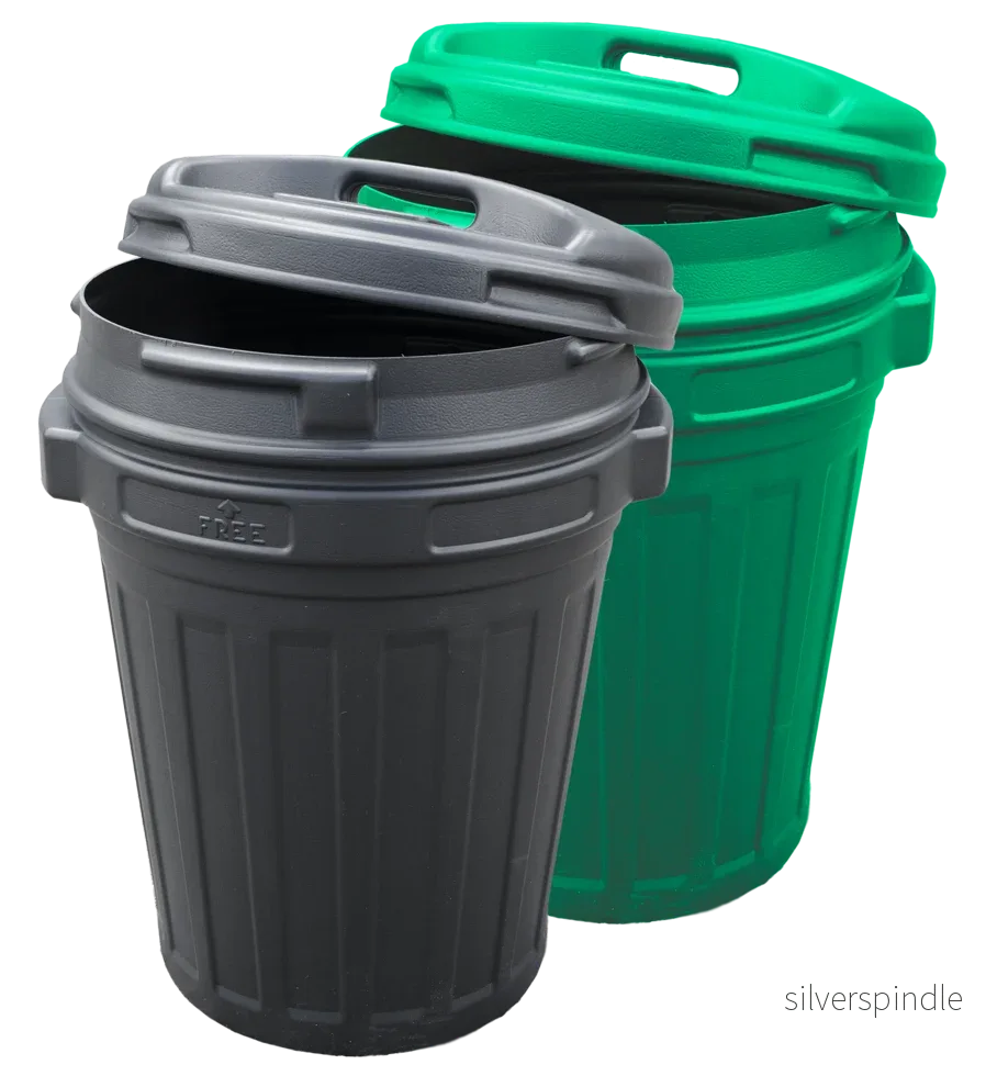 Ljudlåda med vridlås 70 liter Svart Ljudlåda med vridlås 70 liter Svart