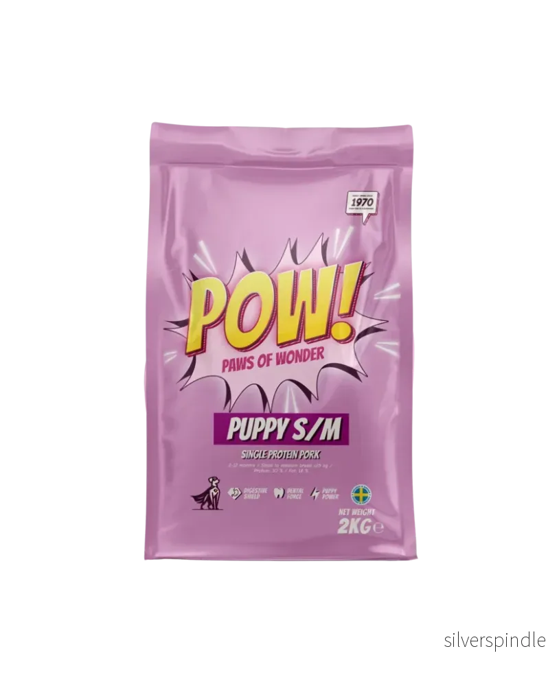 POW! Hund Puppy S/M Pork 2 kg
