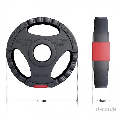 50 mm GREPP viktskiva i plast (1,25 kg) - Bild 3