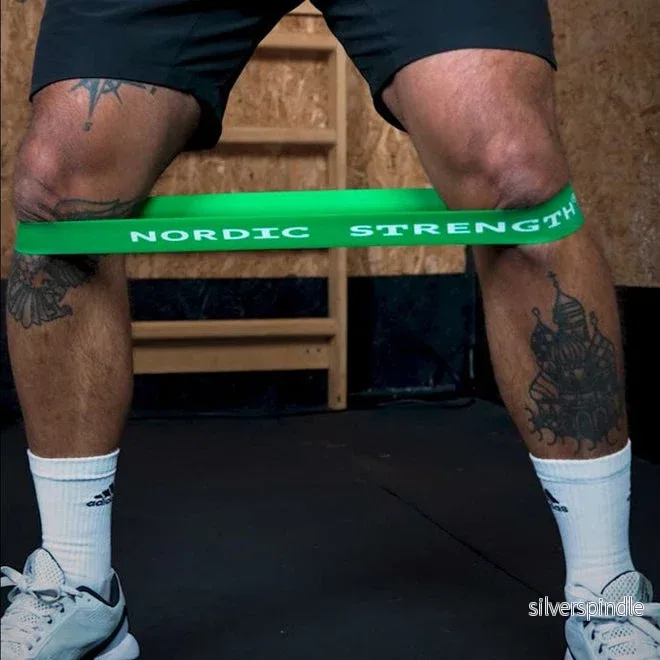 Träningselastik från Nordic Strength - Grön & Mellan (Styrka 3 av 5) - Bild 3