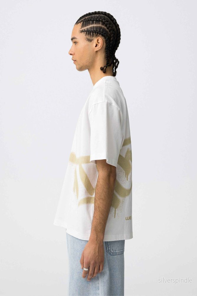 EDDIE WHITE BOXY FIT T-SHIRT - Bild 3